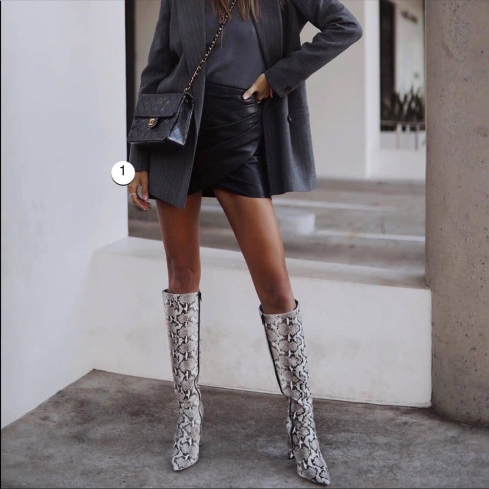 Tony Bianco Lexie Snakeskin Boots